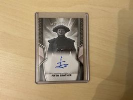 Sammelkarte Star Wars Masterwork - The Fifth Brother Auto
