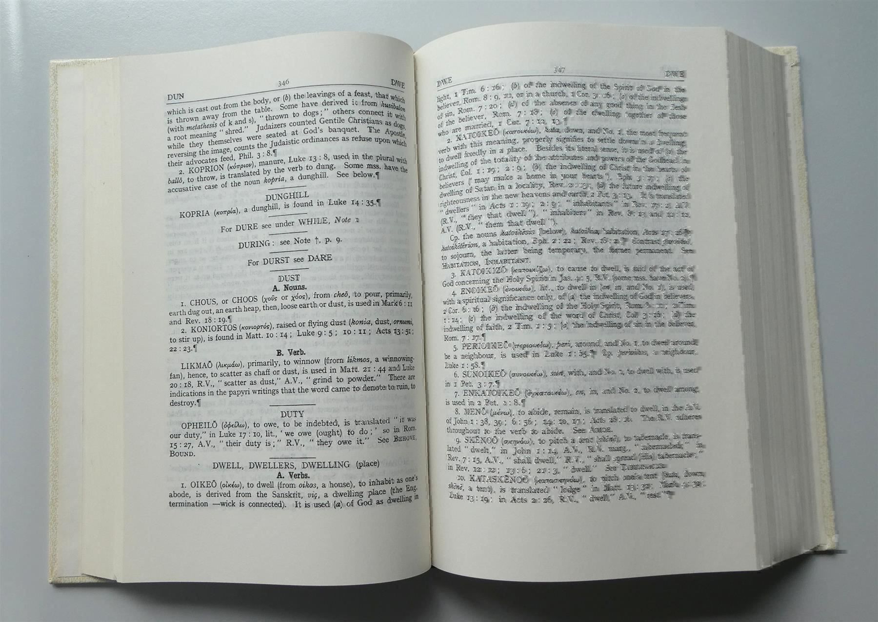 Libri: Vine Dictionary Wörterbuch Neues Testament – Usato da Frauenfeld venduto da Astra13 5