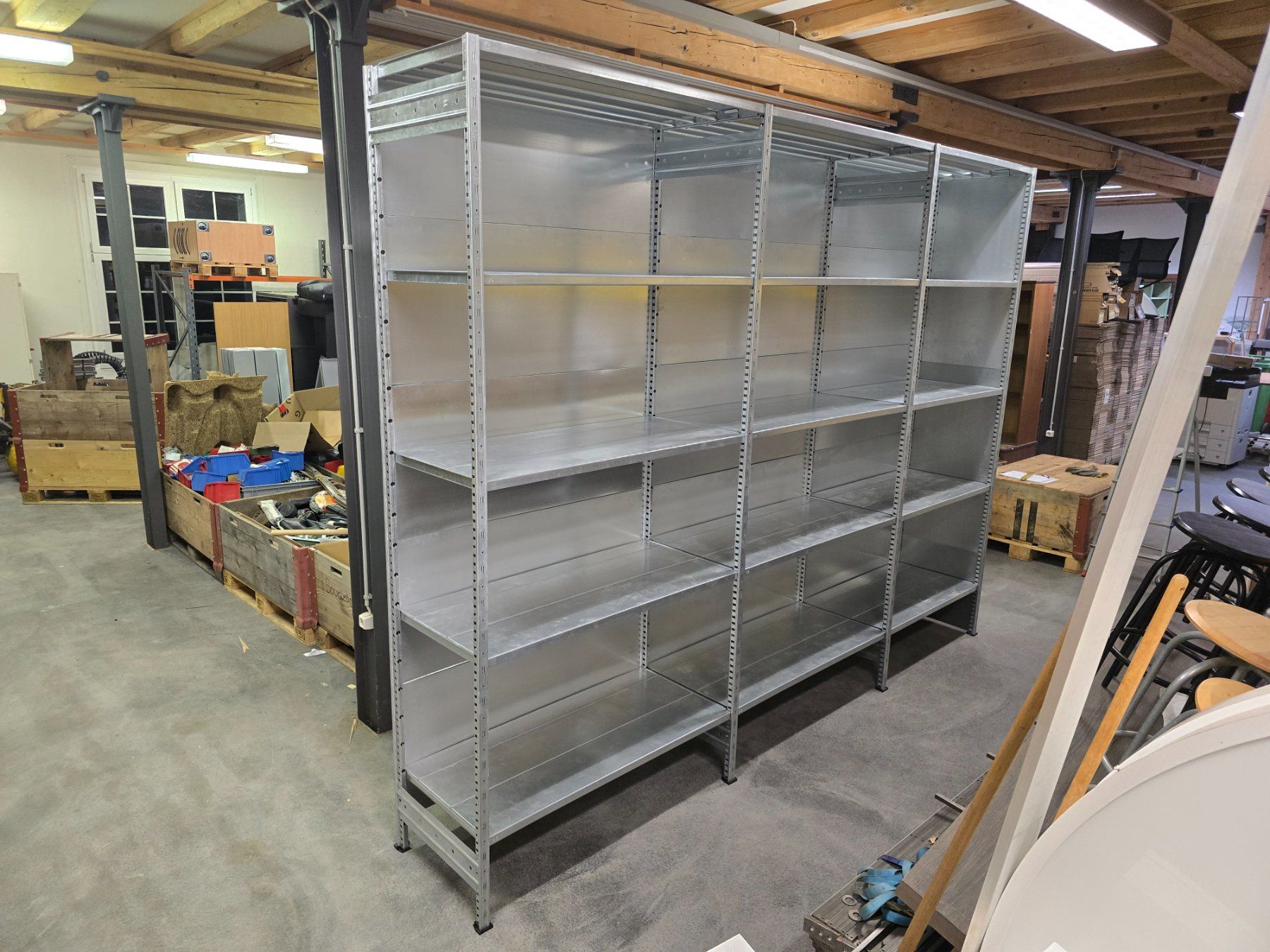 Errex Scaffali: Profi Errex Lagerregal 337x52,5cm H: 250cm ab 850.- – Usato da KRINAU venduto da Mio_Liqstyle