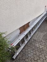 Schiebeleiter Alu hailo 2x15 Arbeitshöhe 8.40m