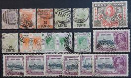 Hong Kong British ex. Kat. 33-170 gest. 1880/1946 Kat. 136 E