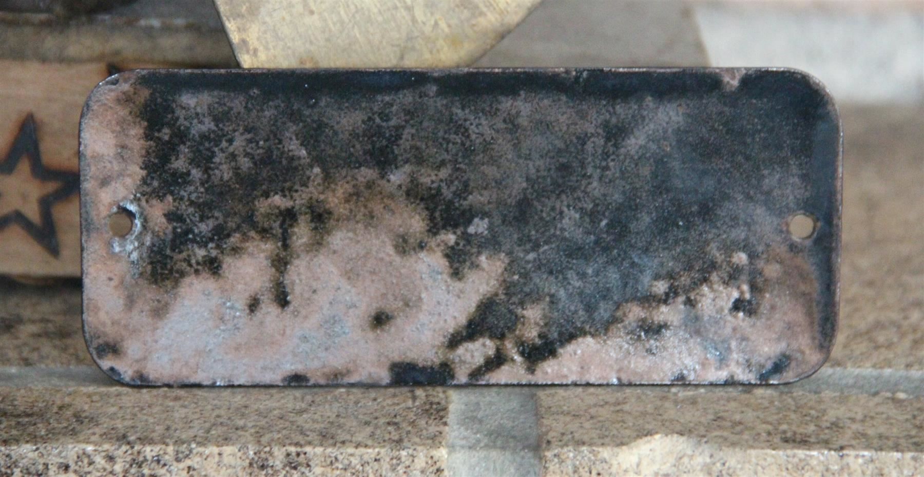 Insegne: Emailschild "Klasse 4" – Usato da Birrwil venduto da brandschatz_birrwil 2