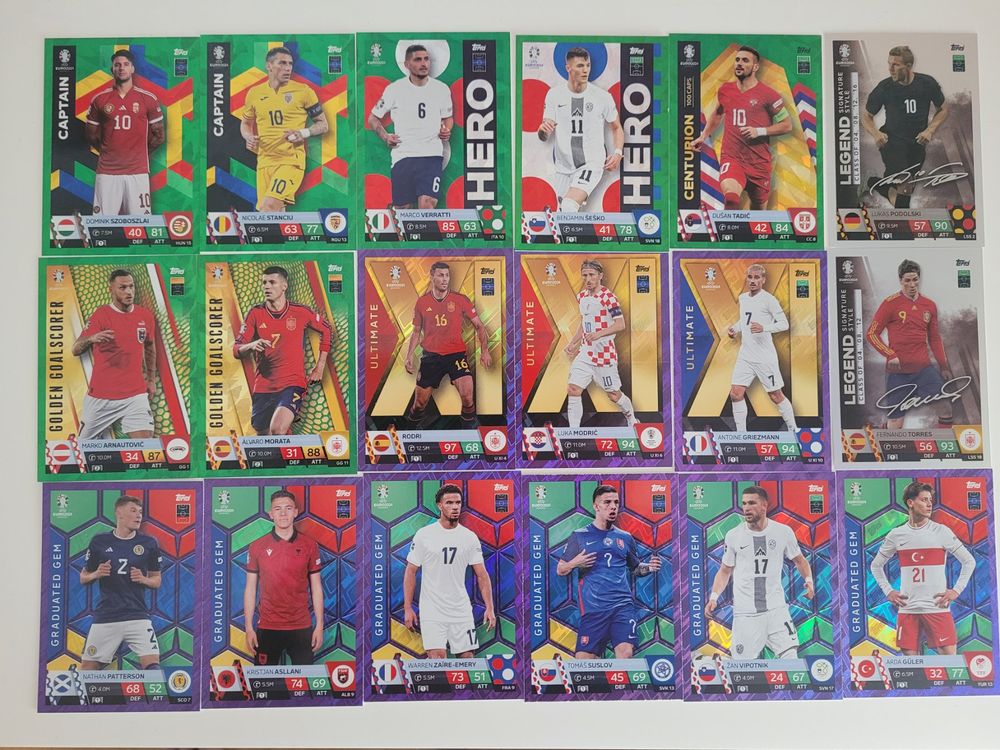 Diverse Seltene Match Attax Euro 2024 Karten Kaufen auf Ricardo