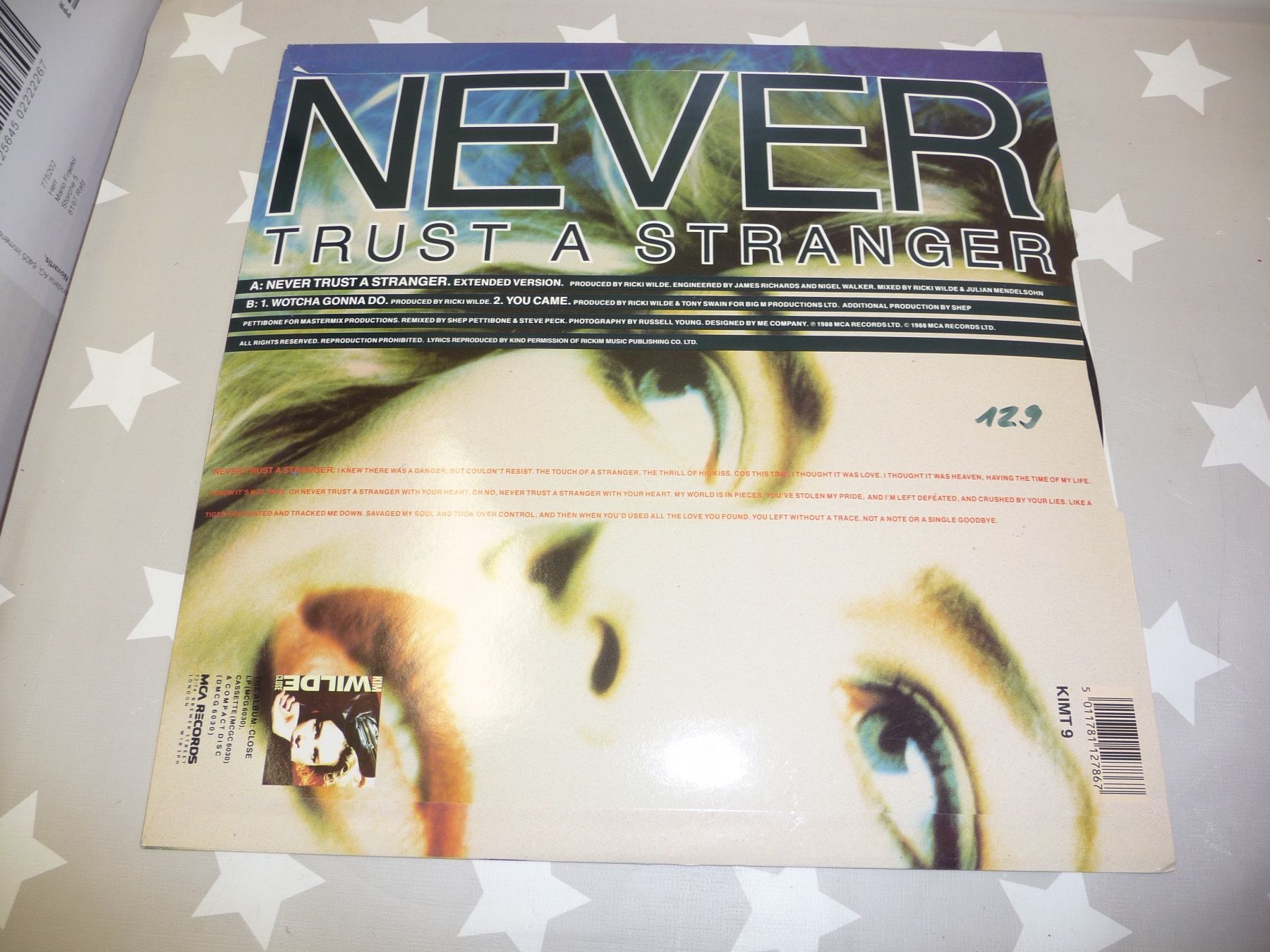 Dischi in vinile: LP: Kim Wilde Never Trust a Stranger – Usato da Rafz venduto da Powacaddy 1