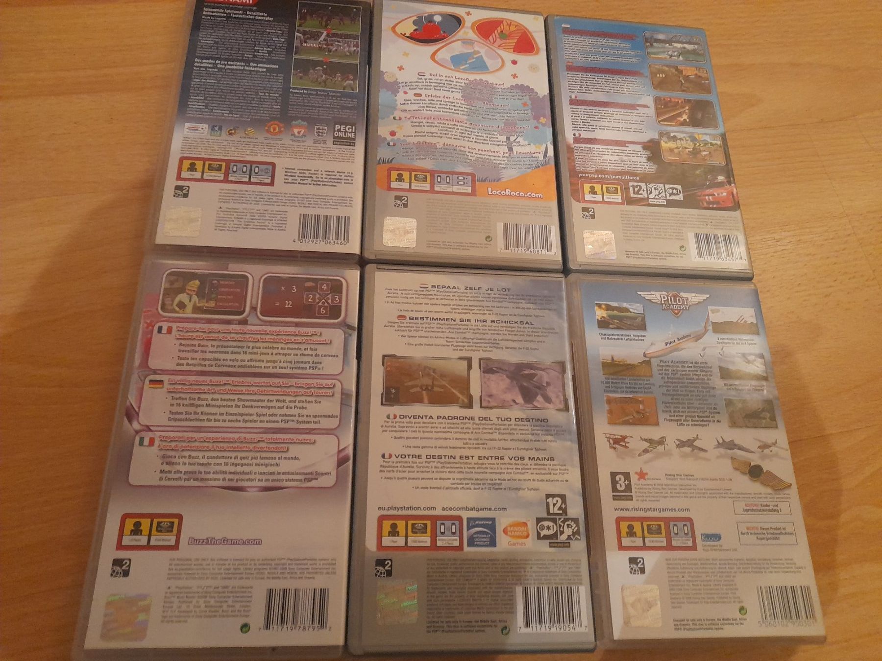 Sony Spiele: PSP Spiele Sammlung: 6 Spiele gemischt – Gebraucht aus Lustmühle von chevi03 1