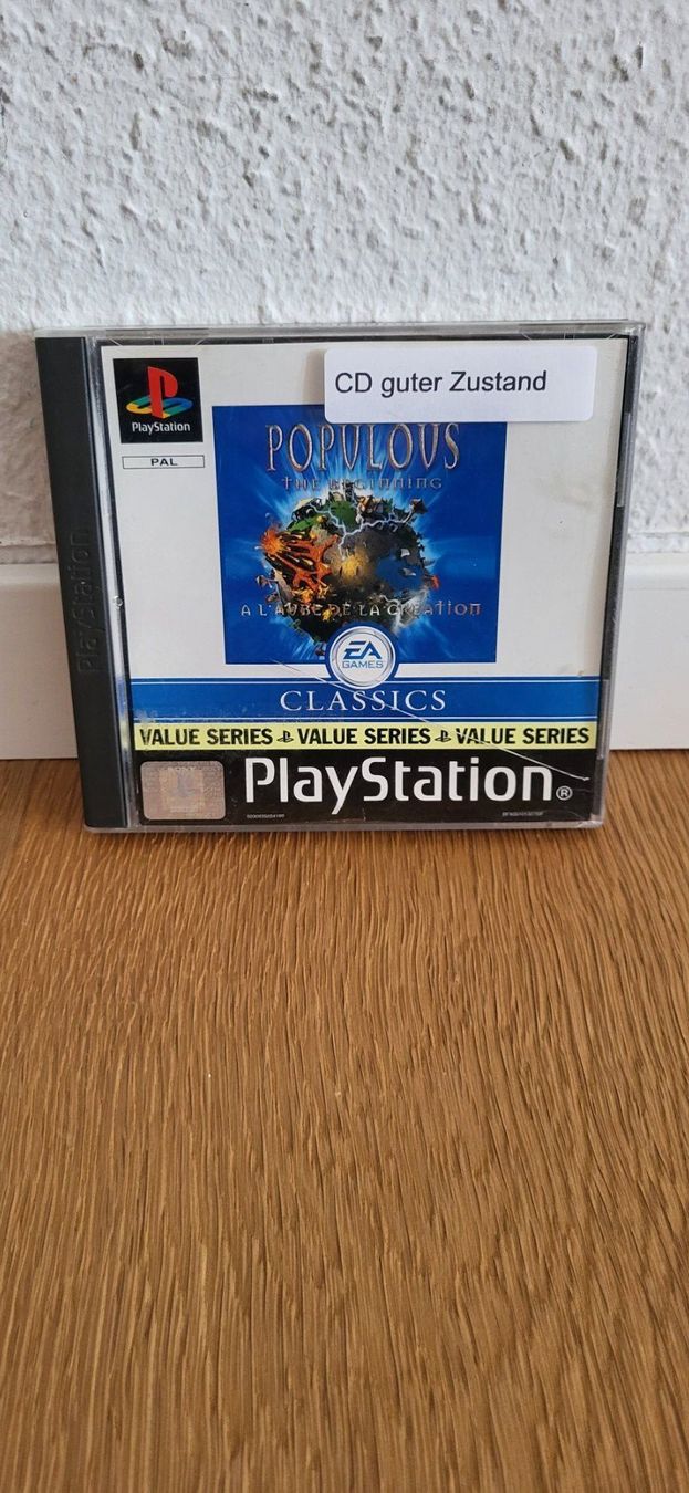 Sony Giochi: PS1 - Populous – Usato da Münsingen venduto da DigitaleSpielecke