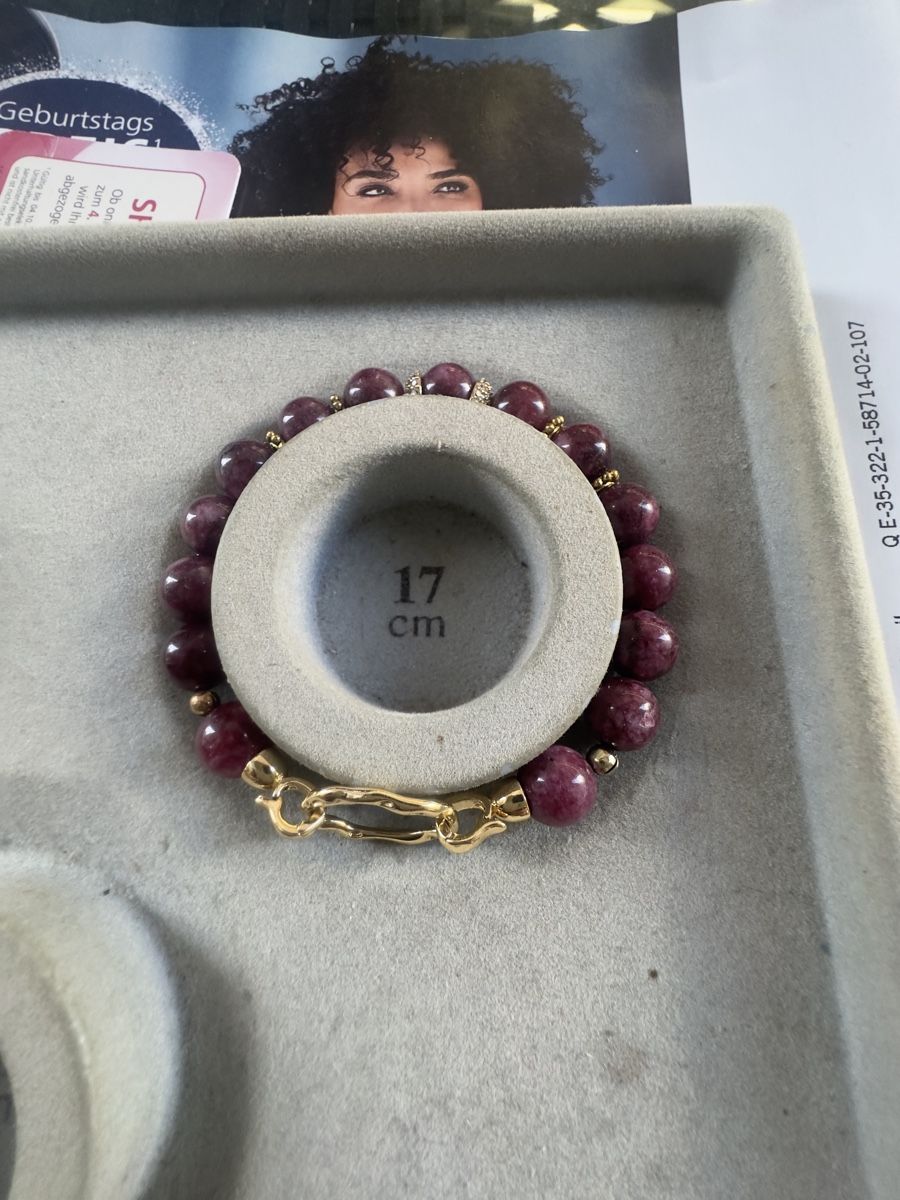 Bracciali & Braccialetti: Armband mit Granat Rodolith  – Nuovo e nell'imballaggio originale da Kriens venduto da Hortensie6 3