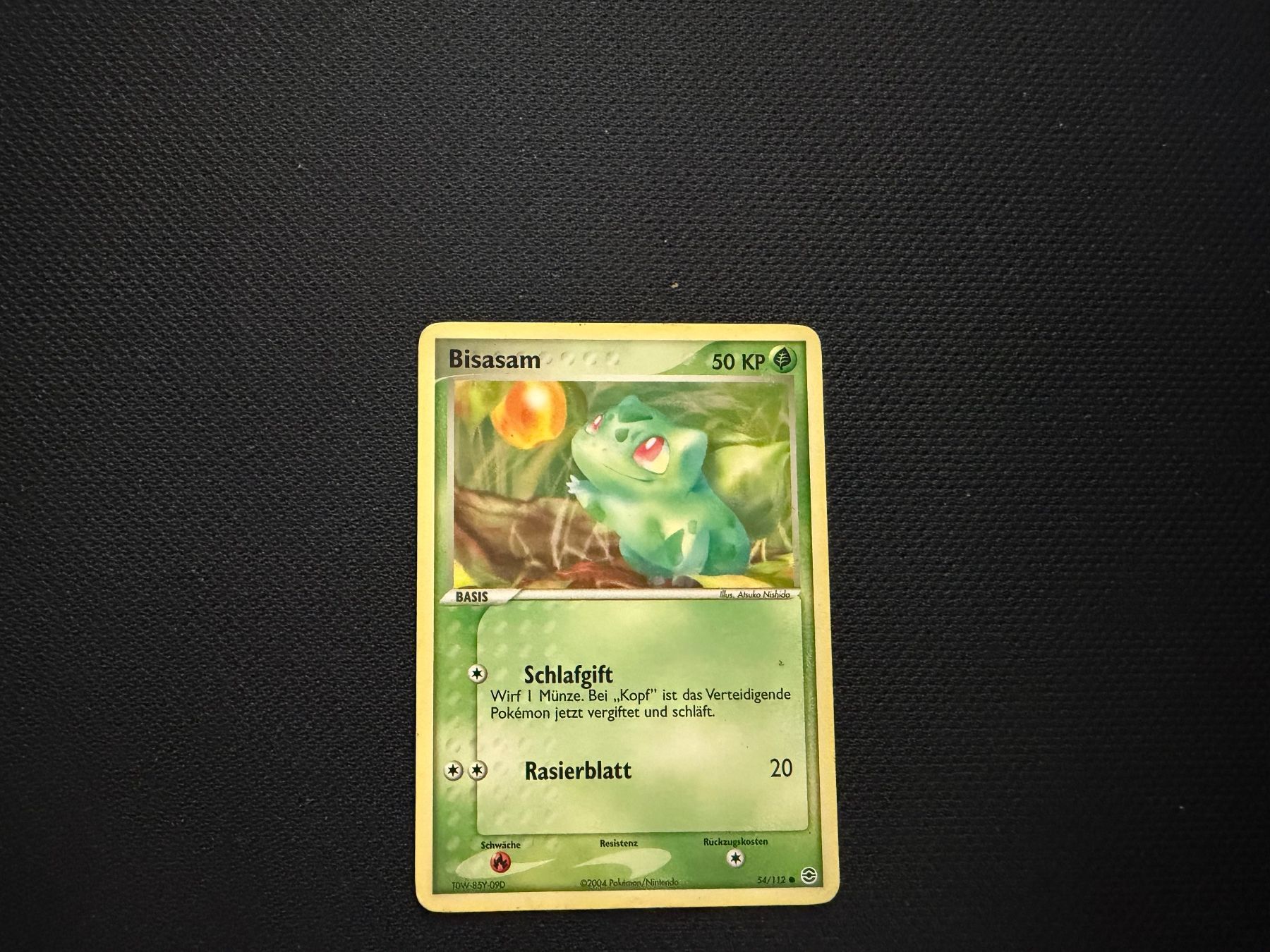Pokémon Carte collezionabili: Bisasam 54/112 – Usato da Zürich venduto da mountainwizard00