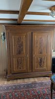Massivholz-Schrank 2-türig