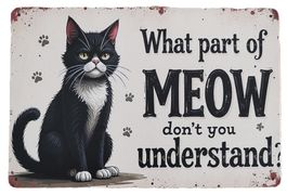MEOW -   Blechschild  (neu, OVP)