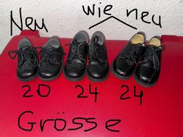 Schwarze Schnürschuhe Kinder 