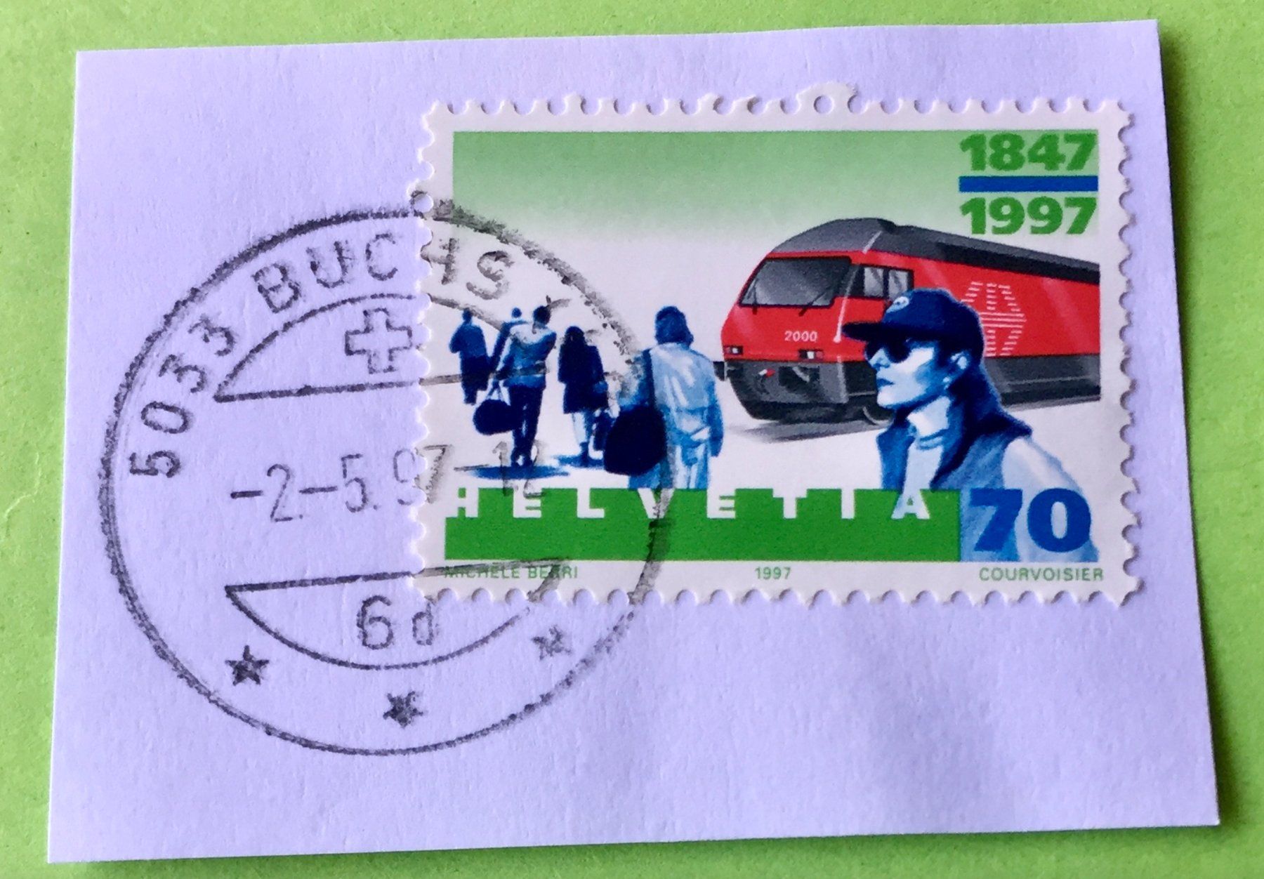 Tutti i francobolli: Nr.909 mit Stempelt Lok 2000  Buchs(AG)    – Usato da Aarau venduto da Billa007