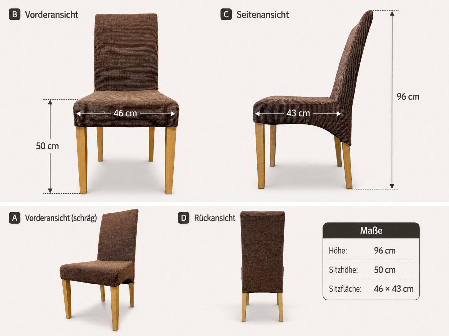 Stühle: 4 Esszimmerstühle | Set → Jetzt nur CHF 49 – Gebraucht aus Effretikon von YL.now 4