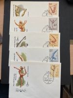 Sowjetunion 1979 Satz FDC Kunstturnen Olympiade Moskau 1980