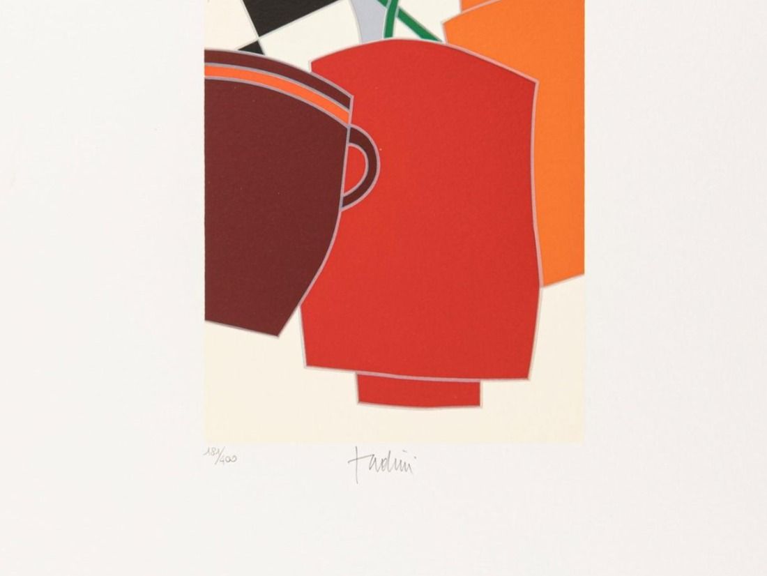 Grafica & Litografie: Emilio Tadini,  2 Signed Silkscreen /sérigraphie – Usato da Morges venduto da Audemars07 3