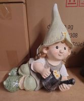 Neu - Deko - Mädchen mit Giesskanne WB L25/B15/H28