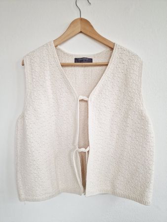 Leichte Damen Strickjacke Strickweste PRIMARK Gr. L Ivory