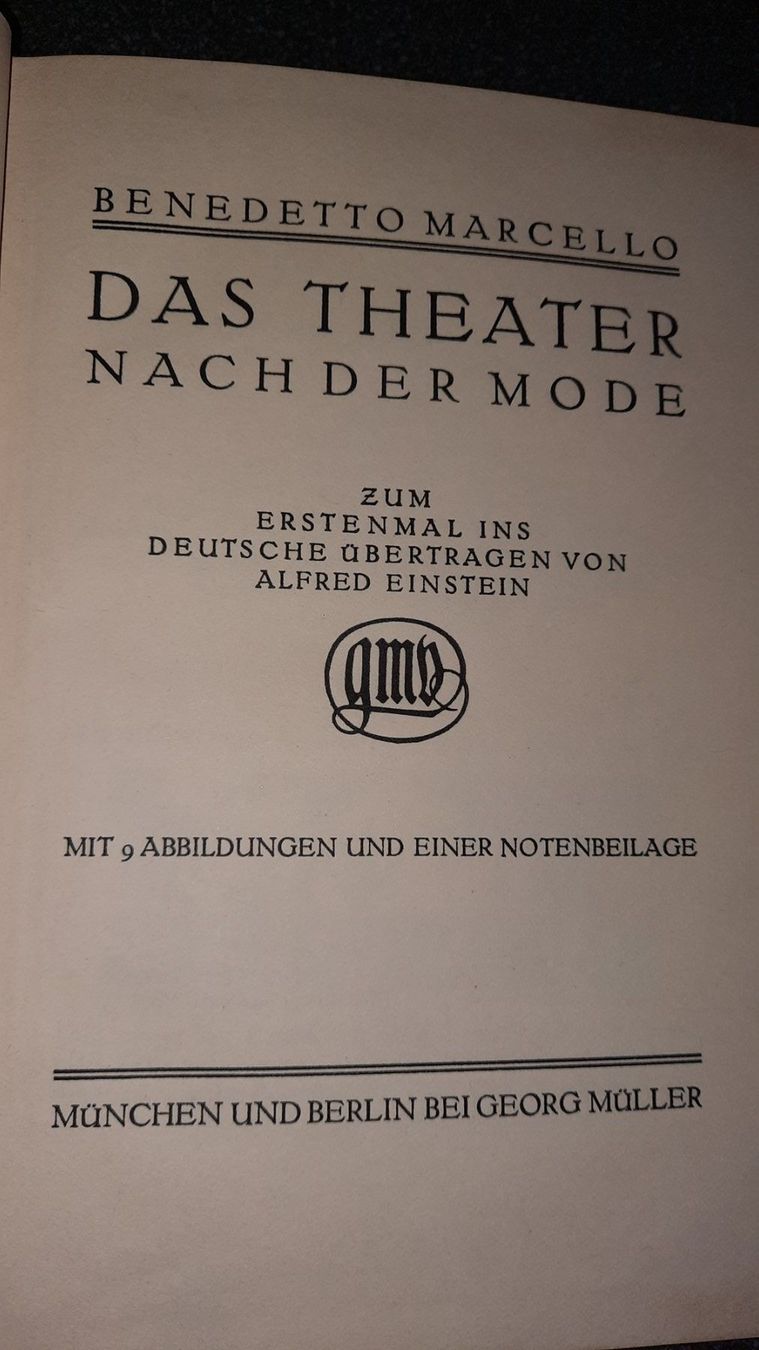 Libri: DAS THEATER  NACH DER MODE – Usato da zürich venduto da gabab 3