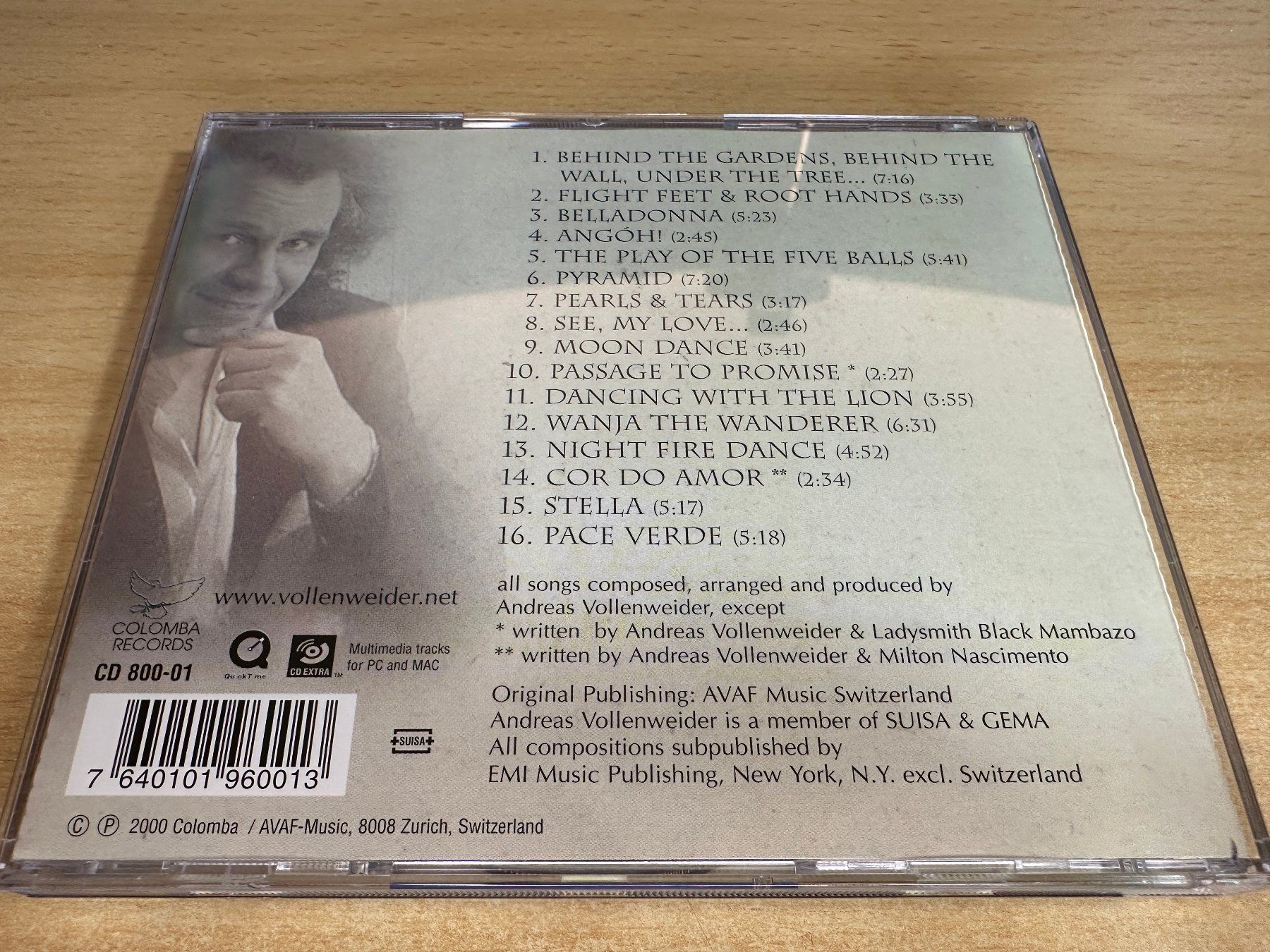 CDs: C3 Andreas Vollenweider – The Essential – Gebraucht aus Rikon im Tösstal von Alpenmutz 1