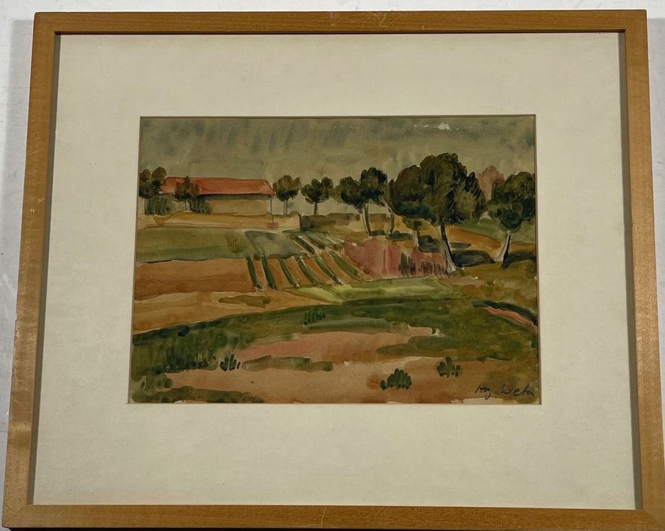 August Weber (18981957) Aquarell Kaufen auf Ricardo