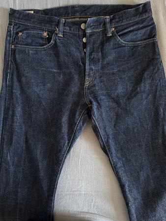 Momotaro 0605-82 W34 – GTB Stripe, Red Selvedge, 14oz+ Heavy