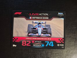 Esteban Ocon BWT Alpine F1 Team Topps Turbo Attax 2023