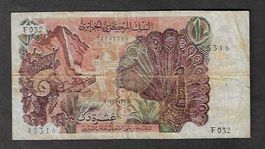 Algerie  10  Dinars  1970  Gebraucht
