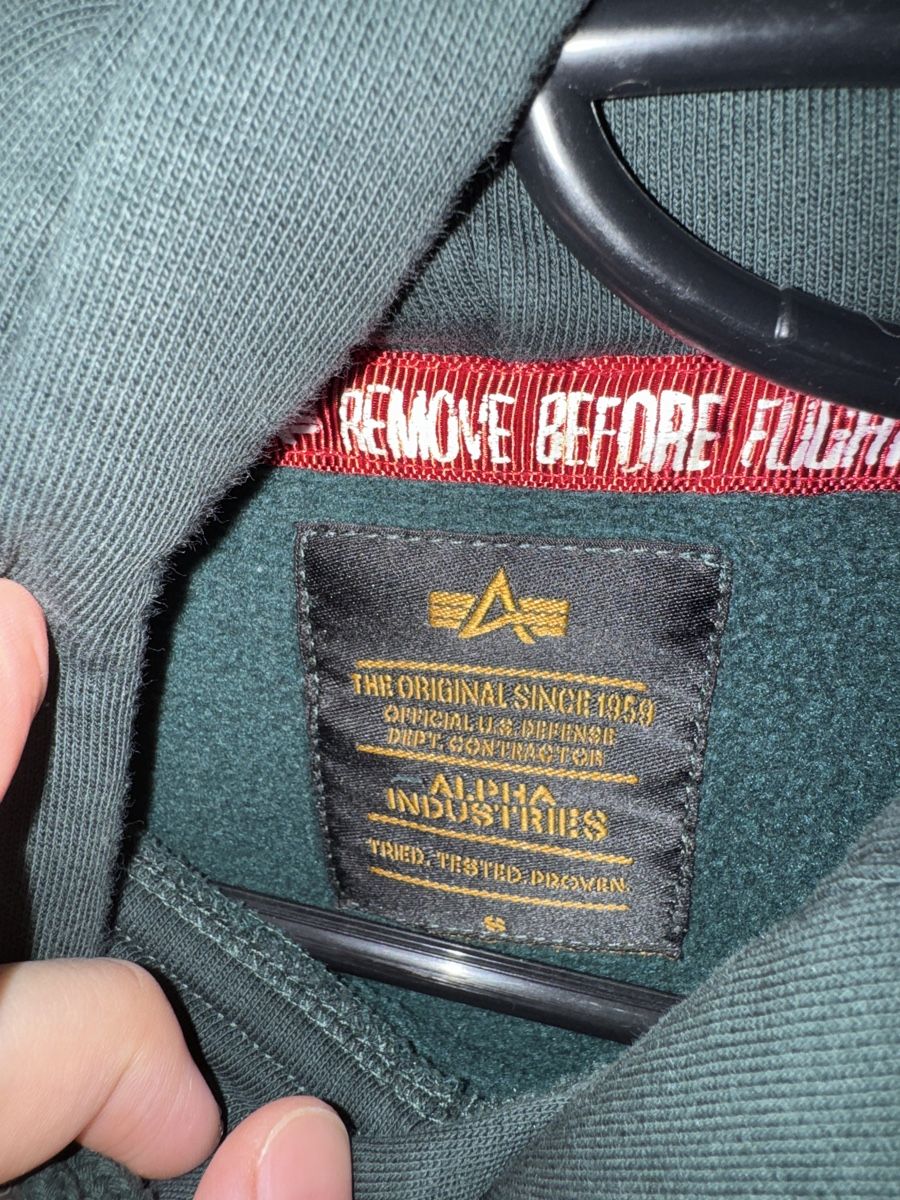 Alpha Industries Maglioni & Felpe: ALPHA INDUSTRIES Sweatshirt in Tanne – Usato da Thürnen venduto da ilfuoriclasse 1