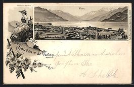 Litho Vevey, Vue generale, Costume vando