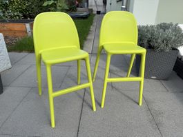 2x IKEA URBAN Junior Kinderstühle grün