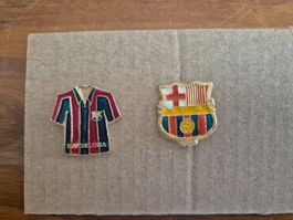 Pin Sammlung FC Barcelona Logo Pins Retro Badge Sammler