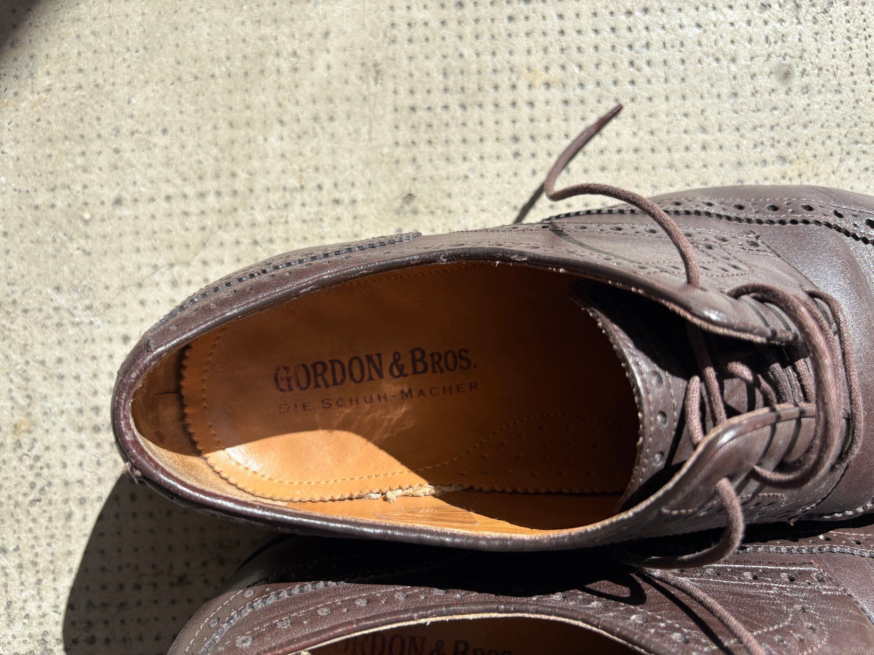 Scarpe da uomo: Budapester - Herrenschuh von Gordon & Bros. – Usato da Basel venduto da giraffe028 1