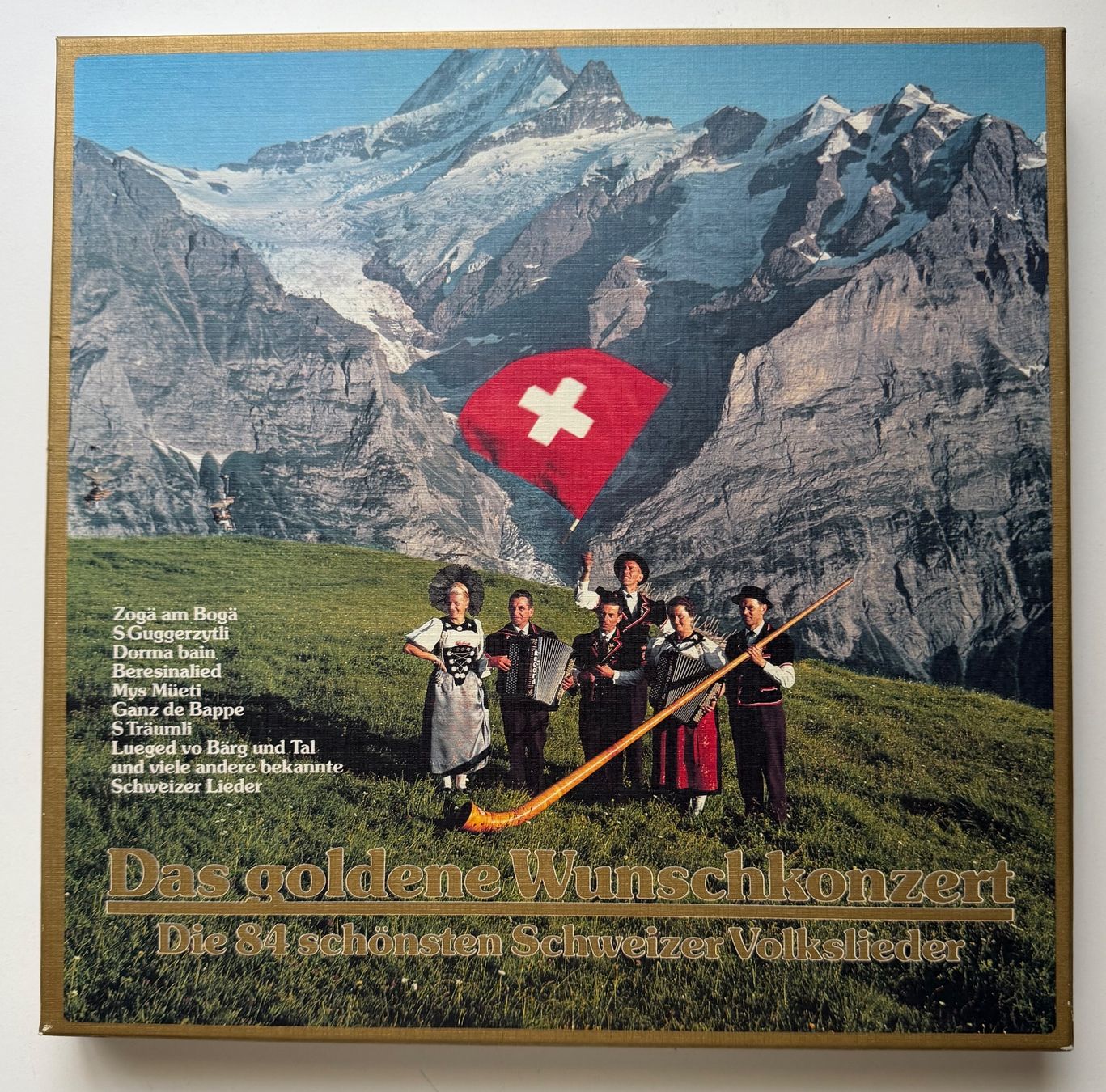 Vinyles: Die 84 schönsten Schweizer Volkslieder / Box mit 6 LPs – D'occasion à Näfels par rottabi