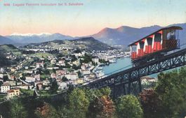 Lugano (TI) Standseilbahn Monte San Salvatore