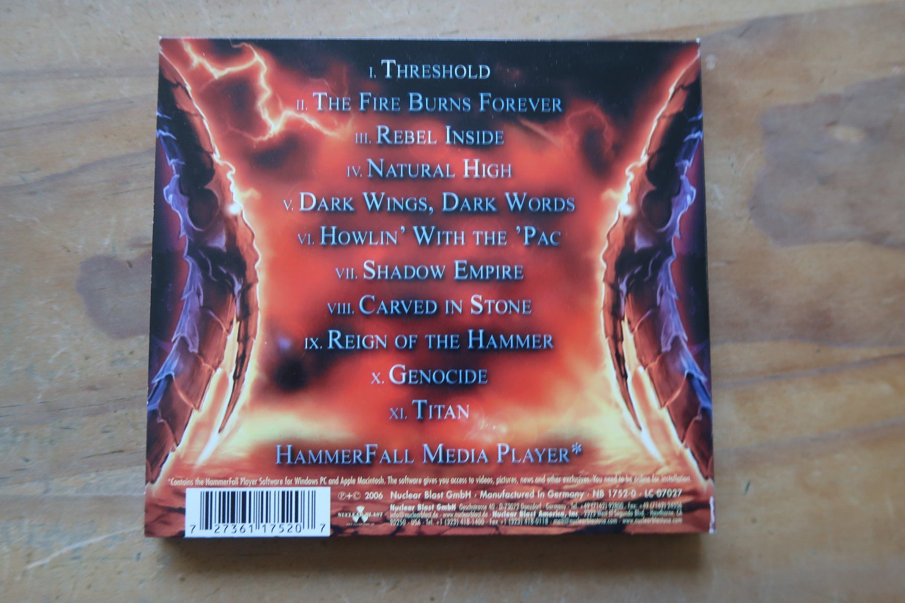CDs: HAMMERFALL - THRESHOLD - CD – Gebraucht aus Basel von Patiscat 1