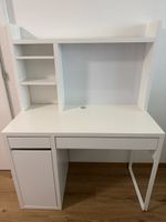 IKEA MICKE Schreibtisch mit Aufsatz, gebraucht