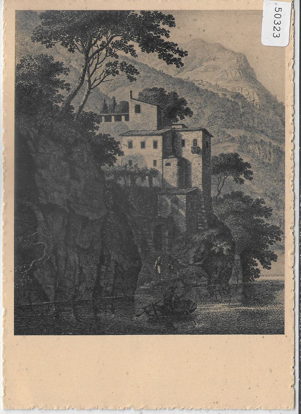 Cartoline postali: Alte Burg - Luganersee – Usato da Ettingen venduto da Kartenplanet