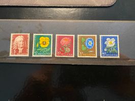 1958 / Pro Juventute serie / Nr: 173 - 177 / Postfrisch **