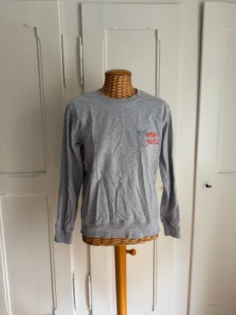 Après Ski Club Langarmshirt hellgrau S