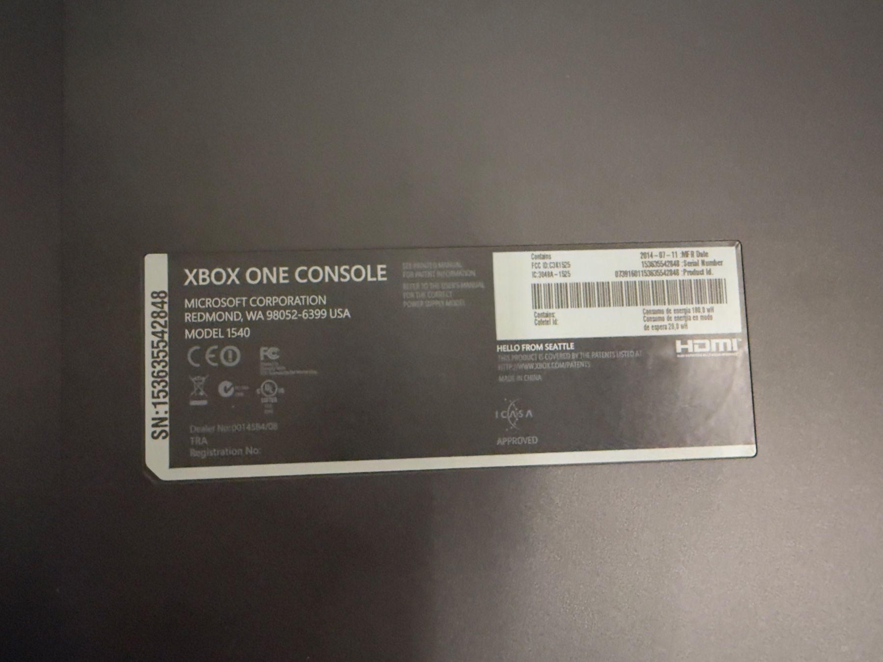 Microsoft Console: XBOX ONE mit Originalverpackung – Usato da Losone venduto da A.Colusso 4