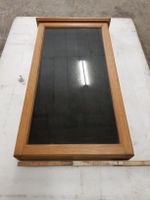 Vintage Vitrine/Schaukasten aus Holz mit Glasscheibe