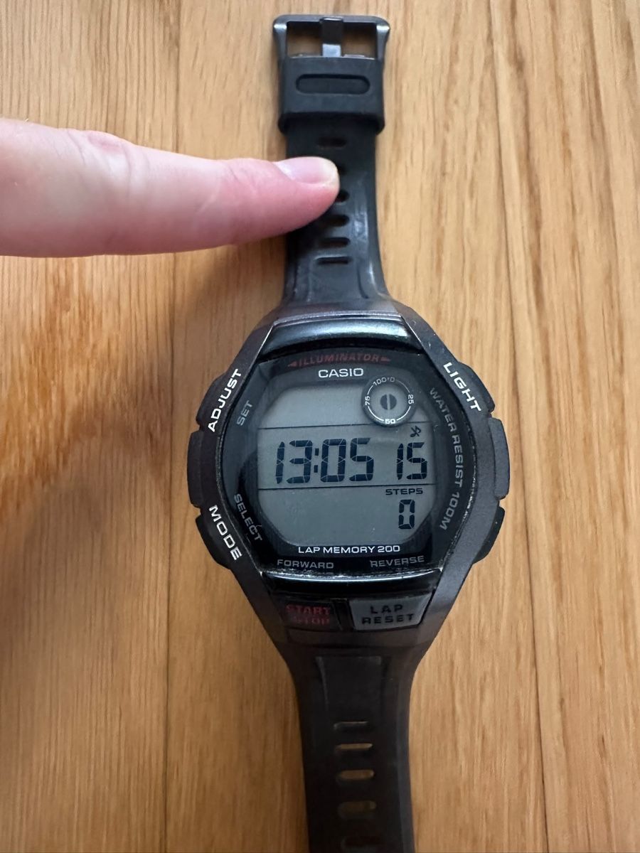 Casio Orologi: Casio WS-2000H digital watch black good condition – Usato da Aarau Rohr venduto da mic_d6nr