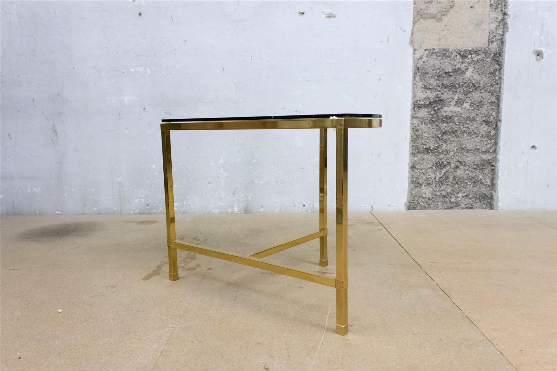 Tische: Halbrunder Beistelltisch / Salontisch mit Glasplatte – Gebraucht aus Zürich von ZuercherBrockenhaus 8