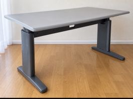 Stabiler grauer Schreibtisch 