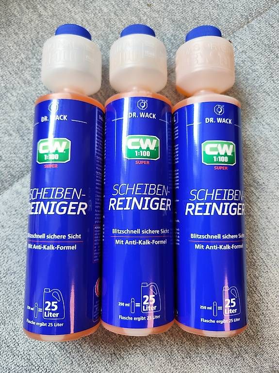 Pflegeprodukte: DR WACK Scheibenreiniger 3 x 250 ml – Gebraucht aus Au SG von han_w22y