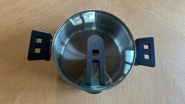 Crofton Pfanne 2.5 Liter, mit Deckel, Edelstahl,
