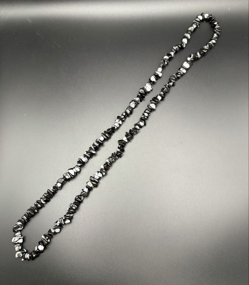 Catenine: Halskette Schneeflocken-Obsidian – Usato da Lamone venduto da LaCantinaMagica 7