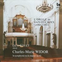 GUY BOVET joue WIDOR Toccata Carouge 1972 Gallo LP NM Orgue