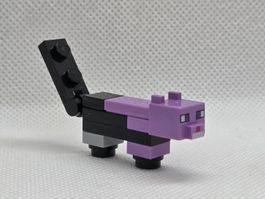 LEGO Minecraft minecat03 Minecraft Cat, Dyed - Brick Built