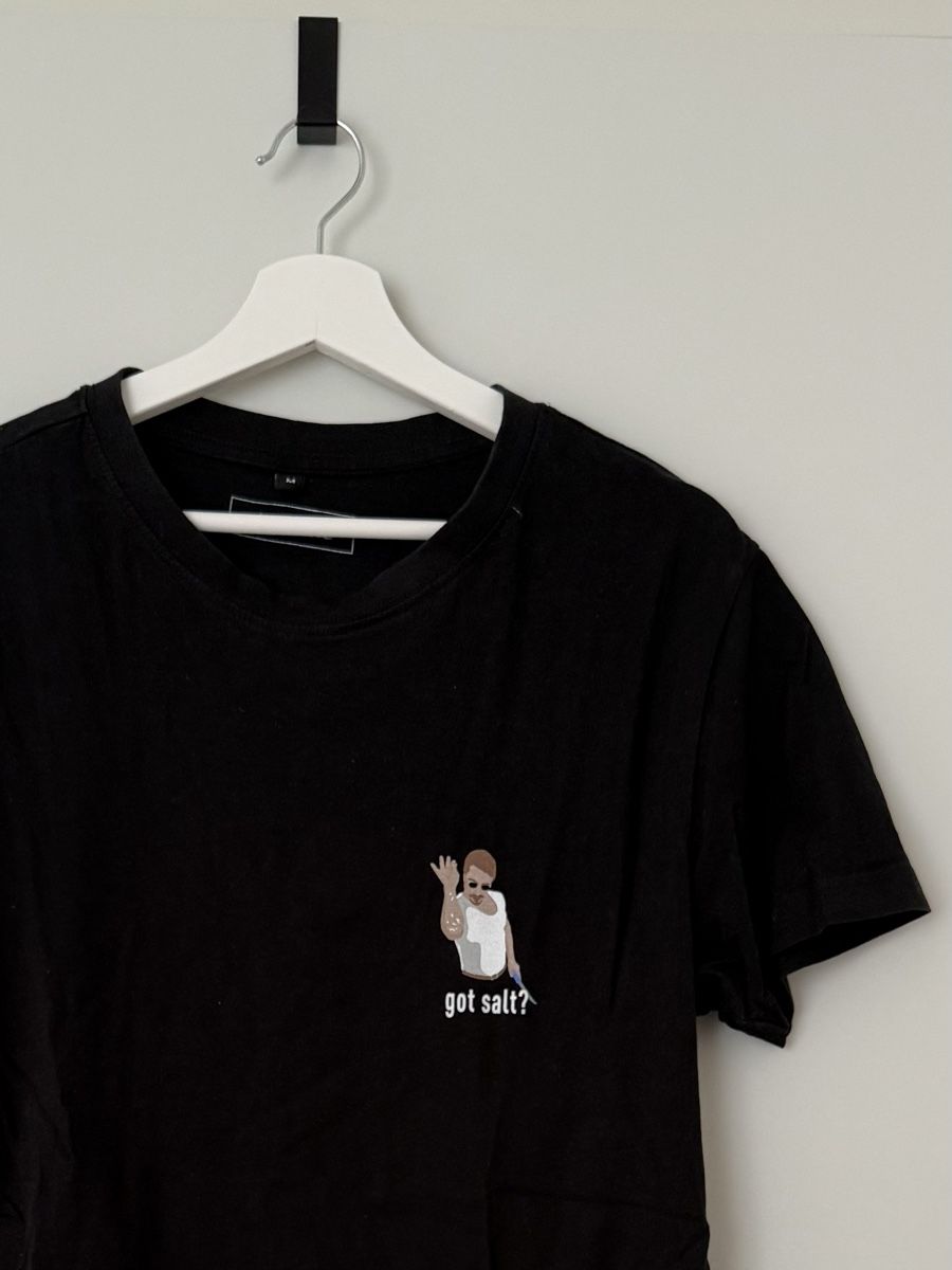T-shirt: Black "Got Salt?" - Mister Tee - Size M – Nuovo (secondo la descrizione) da Zürich venduto da kru_8dtk